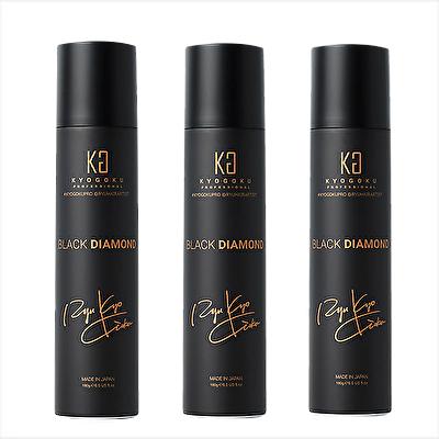 3本セット/KYOGOKU ブラックダイヤモンド シュプリーム スプレー 80g × 3　トリートメント ヘアオイル アルガンオイル ケラチン サロン専売 送料無料 BC-N Z-2