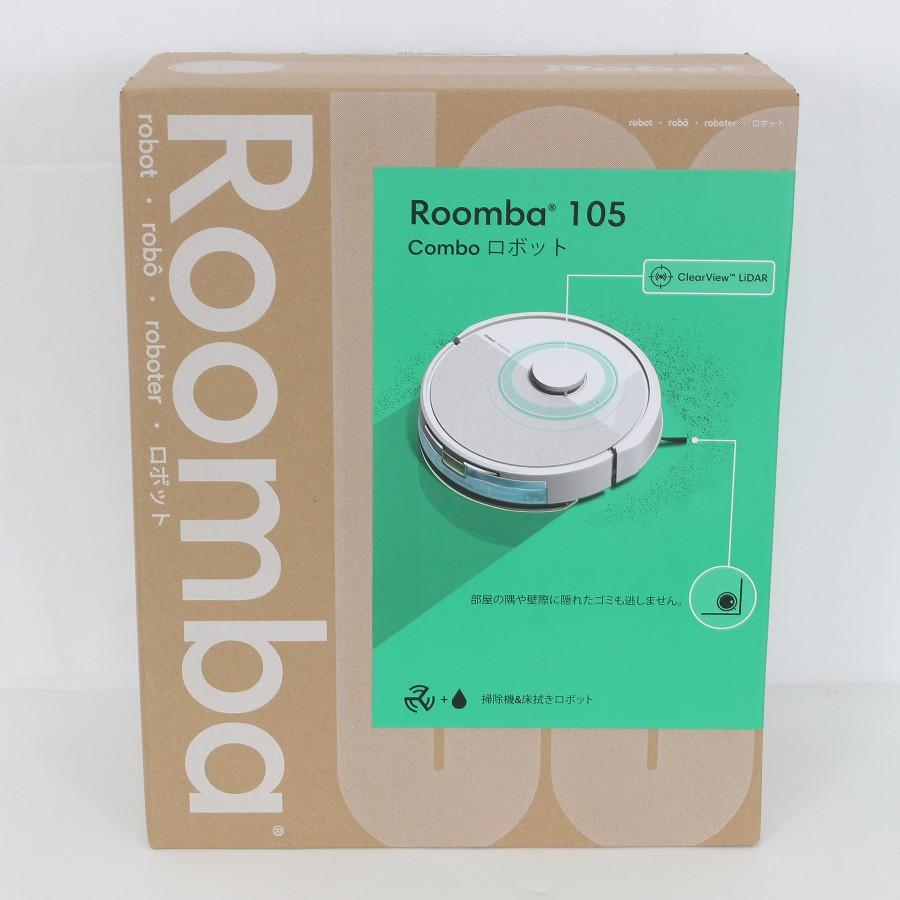 ボーナスストア+5％【新品未開封】iRobot ルンバ105 コンボ Y311260 ホワイト ロボット掃除機 アイロボット Roomba 本体