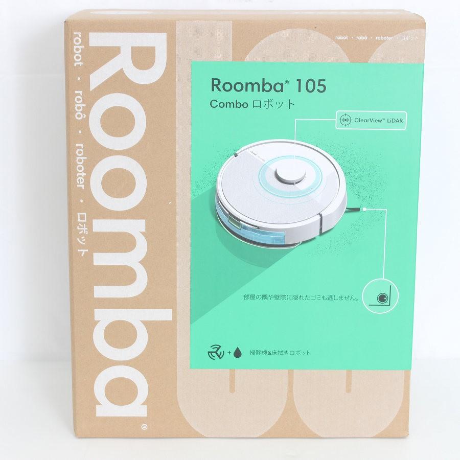 ボーナスストア+5％【新品未開封】iRobot ルンバ105 コンボ Y311260 ホワイト ロボット掃除機 アイロボット Roomba 本体