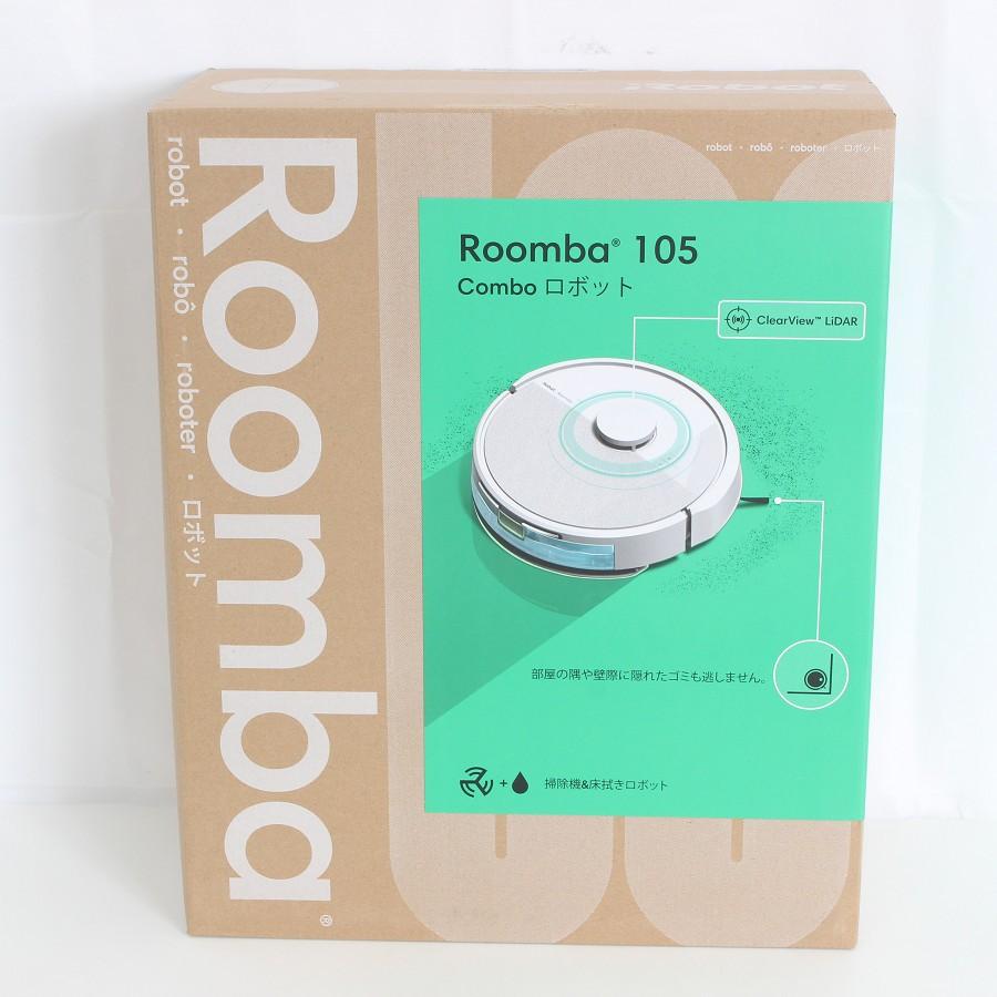 ボーナスストア+5％【新品】iRobot ルンバ105 コンボ Y311260 ホワイト ロボット掃除機 アイロボット Roomba 本体