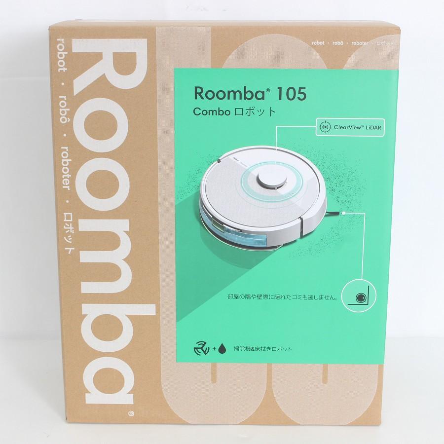 ボーナスストア+5％【新品未開封】iRobot ルンバ105 コンボ Y311260 ホワイト ロボット掃除機 アイロボット Roomba 本体