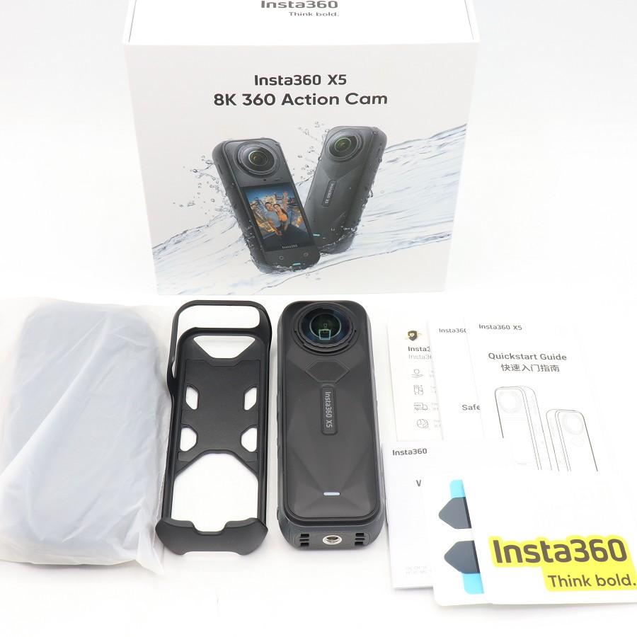 ボーナスストア+5％【美品】Insta360 X5 通常版 CINSAAHA ブラック 360度カメラ アクションカメラ インスタ360 本体