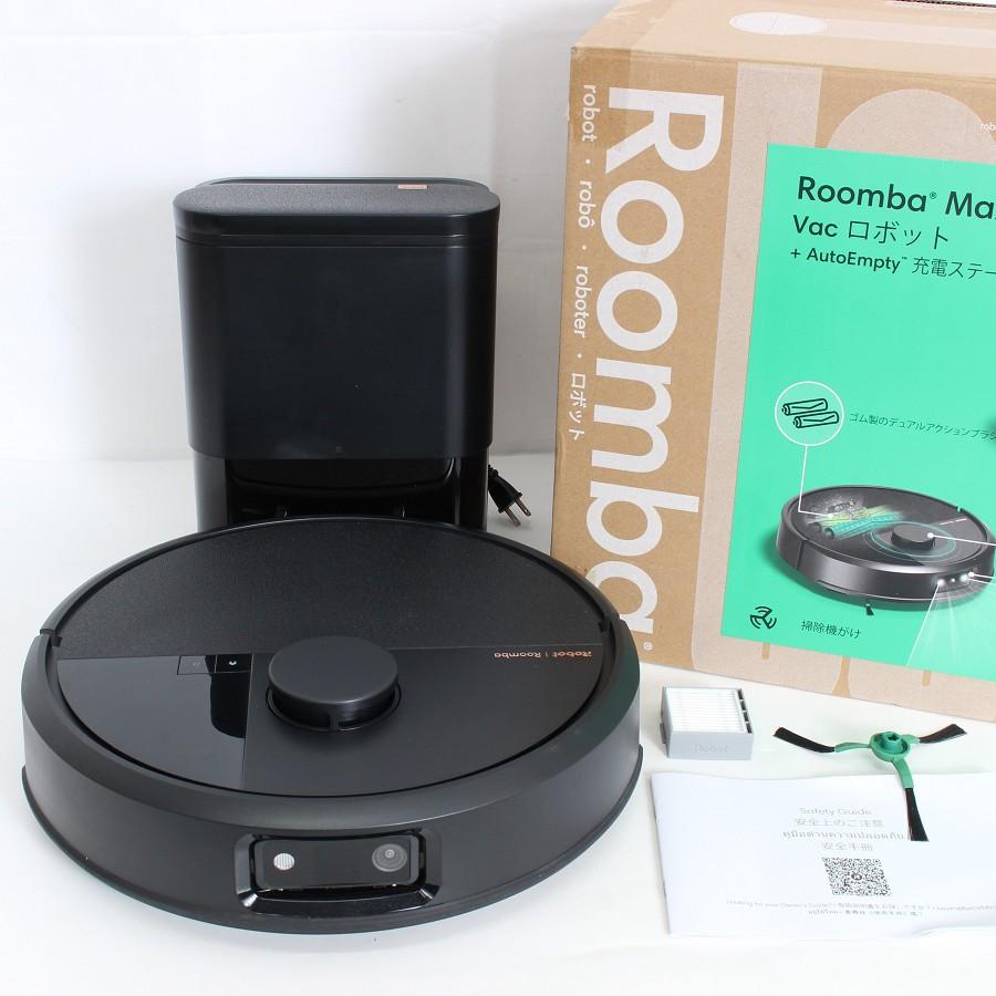 ボーナスストア+5％【美品】iRobot ルンバ Max 705 Vac+AutoEmpty 充電ステーション W155060 ブラック ロボット掃除機 自動ゴミ収集機能 アイロボット 本体