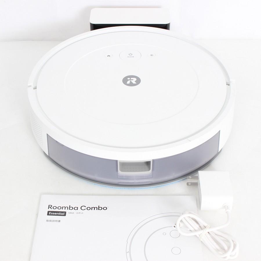 【ボーナスストア+5％】iRobot ルンバ コンボ Essential robot Y011260 ホワイト ロボット掃除機 アイロボット Roomba 本体