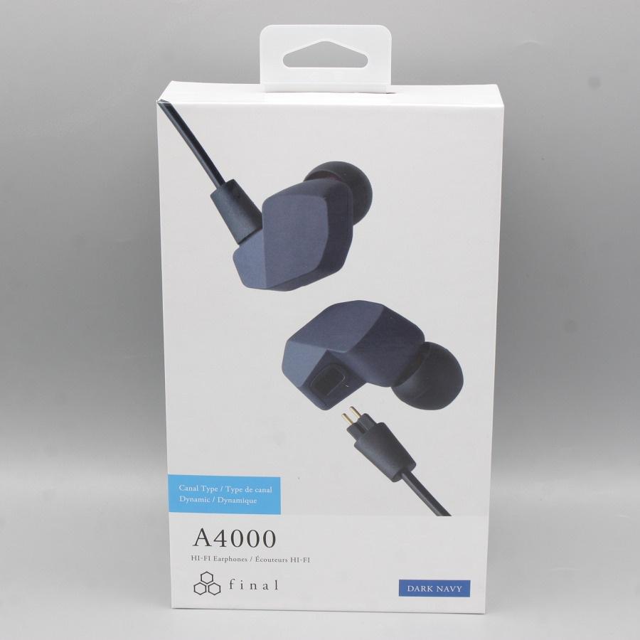 ボーナスストア+5％【新品未開封】final A4000 FI-A4DPLDN カナル型インイヤーモニターイヤホン 2Pin ファイナル 本体