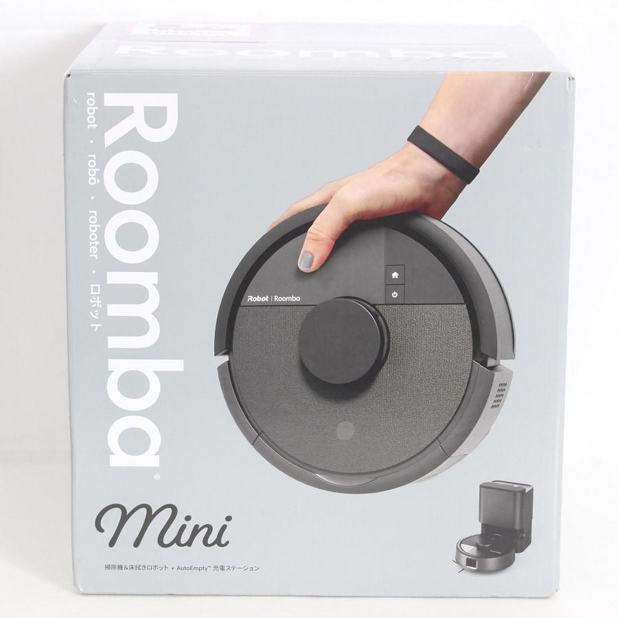 ボーナスストア+5％【新品未開封】iRobot ルンバ Mini +AutoEmpty 充電ステーション F155060 ブラック ロボット掃除機 本体