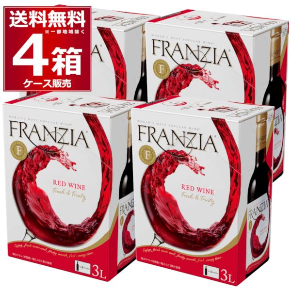 ワイン 赤ワイン wine 送料無料 メルシャン フランジア 赤 BIB 3L×4箱(1ケース)