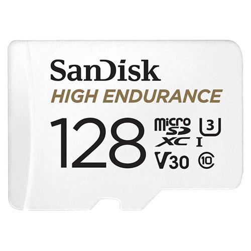 SanDisk 高耐久 microSDXCカード 128GB Class10 UHS-1 U3 V30 R:98MB/s W:40MB/s 海外リテール品 SDSQQNR-128G-GN6IA