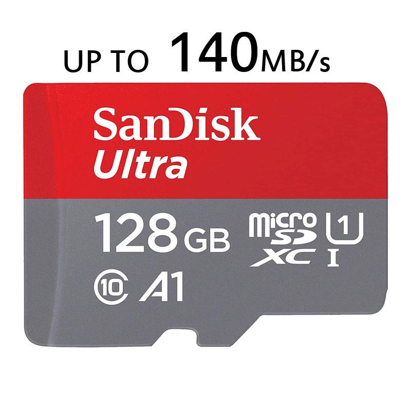 ポイント2倍 マイクロSDカード microSDXC 128GB SanDisk Ultra 140MB/s A1 CLASS10 UHS-I U1 SDSQUAB-128G-GN6MN 並行輸入品 ゆうパケット送料無料