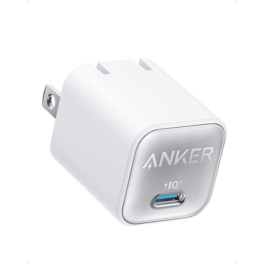 【新品】1週間以内発送 Anker 511 Charger (Nano 3, 30W) (USB PD 充電器 USB-C)【USB PD 対応/PSE技術基準適合/PPS規格対応】 (ホワイト)