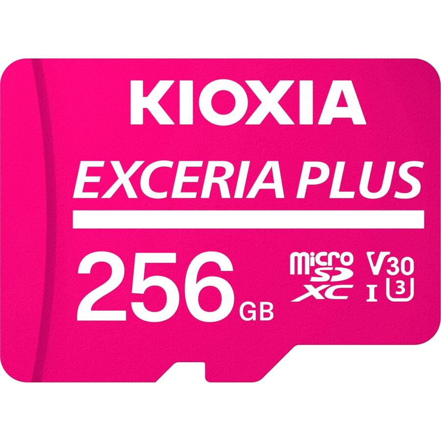 KIOXIA(キオクシア) 旧東芝メモリ microSD 256GB EXCERIA PLUS UHS-I U3 V30 Class10 microSDXC KLMPAE256G 広島倉庫