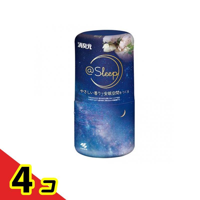 消臭元@Sleep ゆめごこちフルール 400mL (本体)  4個セット