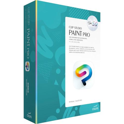 CELSYS CES-10249 CLIP STUDIO PAINT PRO Ver.5.0 買い切り版パッケージ  Windows mac対応