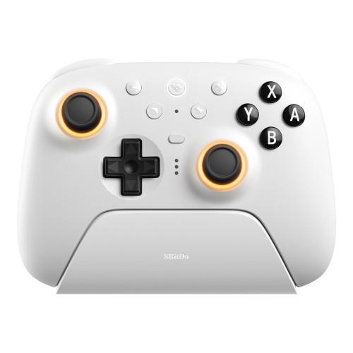 8BitDo Ultimate 2 Bluetooth White 有線/USB無線/Bluetooth対応 ゲームコントローラー Switch/PC