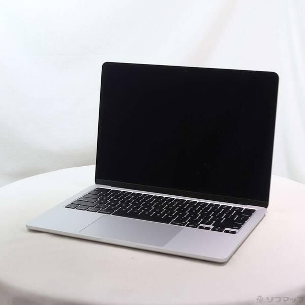 〔中古〕Apple(アップル) MacBook Air 13.6-inch Early-2025 MW0W3J／A Apple M4 10コアCPU_8コアGPU 16GB SSD256GB シルバー 〔26.3 Tahoe〕〔196-ud〕