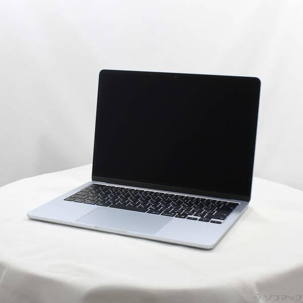 〔中古〕Apple(アップル) MacBook Air 13.6-inch Early-2025 MC6T4J／A Apple M4 10コアCPU_8コアGPU 16GB SSD256GB スカイブルー 〔26.3 Tahoe〕〔269-ud〕