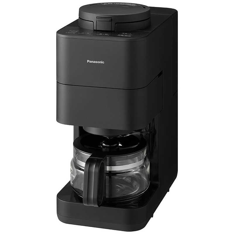 パナソニック　Panasonic　全自動コーヒーメーカー 3〜4杯 ミル自動洗浄 保温 ブラック　NC-A58-K