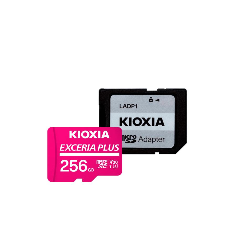 KIOXIA キオクシア  microSD 256GB KLMPAE256G　EXCERIA PLUS UHS-I U3 V30 Class10 最大読出100MB/s 最大書込85MB/s 国内サポート正規品
